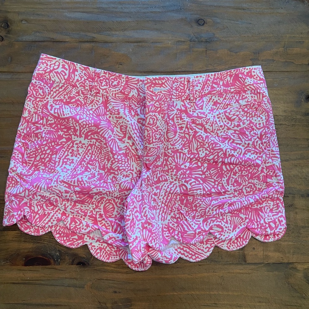 Lilly Pulitzer Pink Patterned Women's Buttercup Shorts